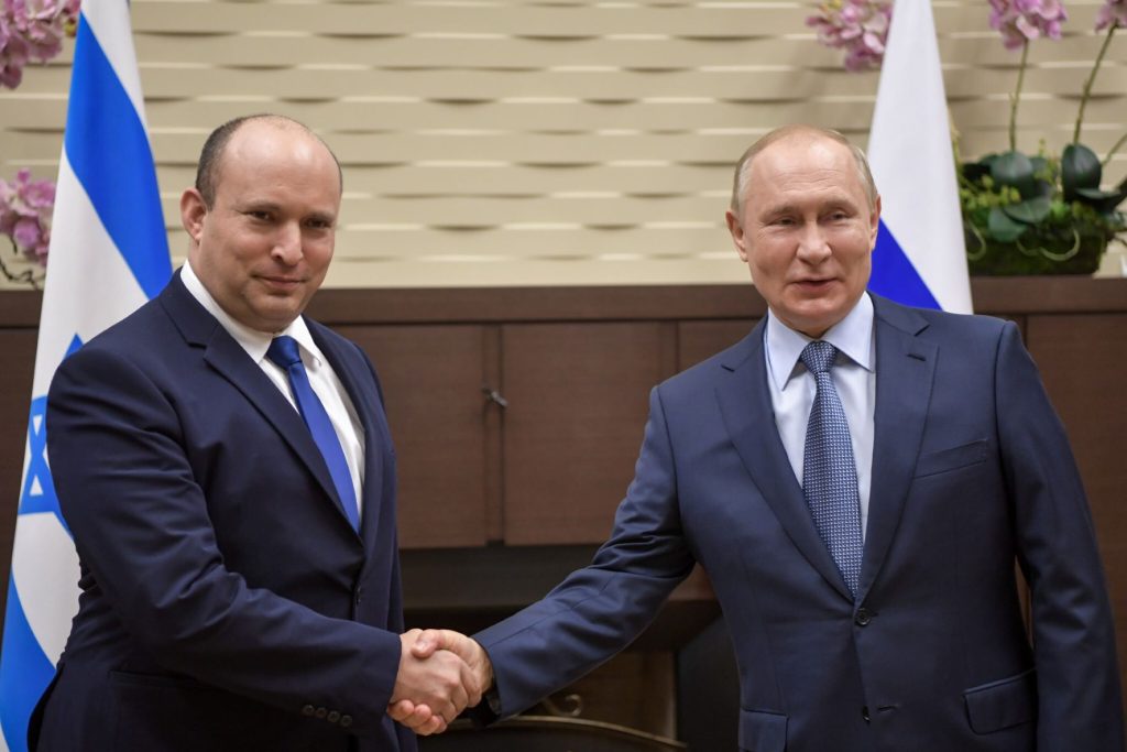 Нафтали Бенет Владимир Путин