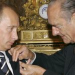 младимир путин жак ширак почетния почетен легион