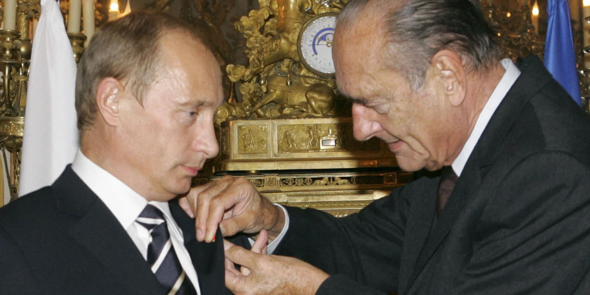младимир путин жак ширак почетния почетен легион
