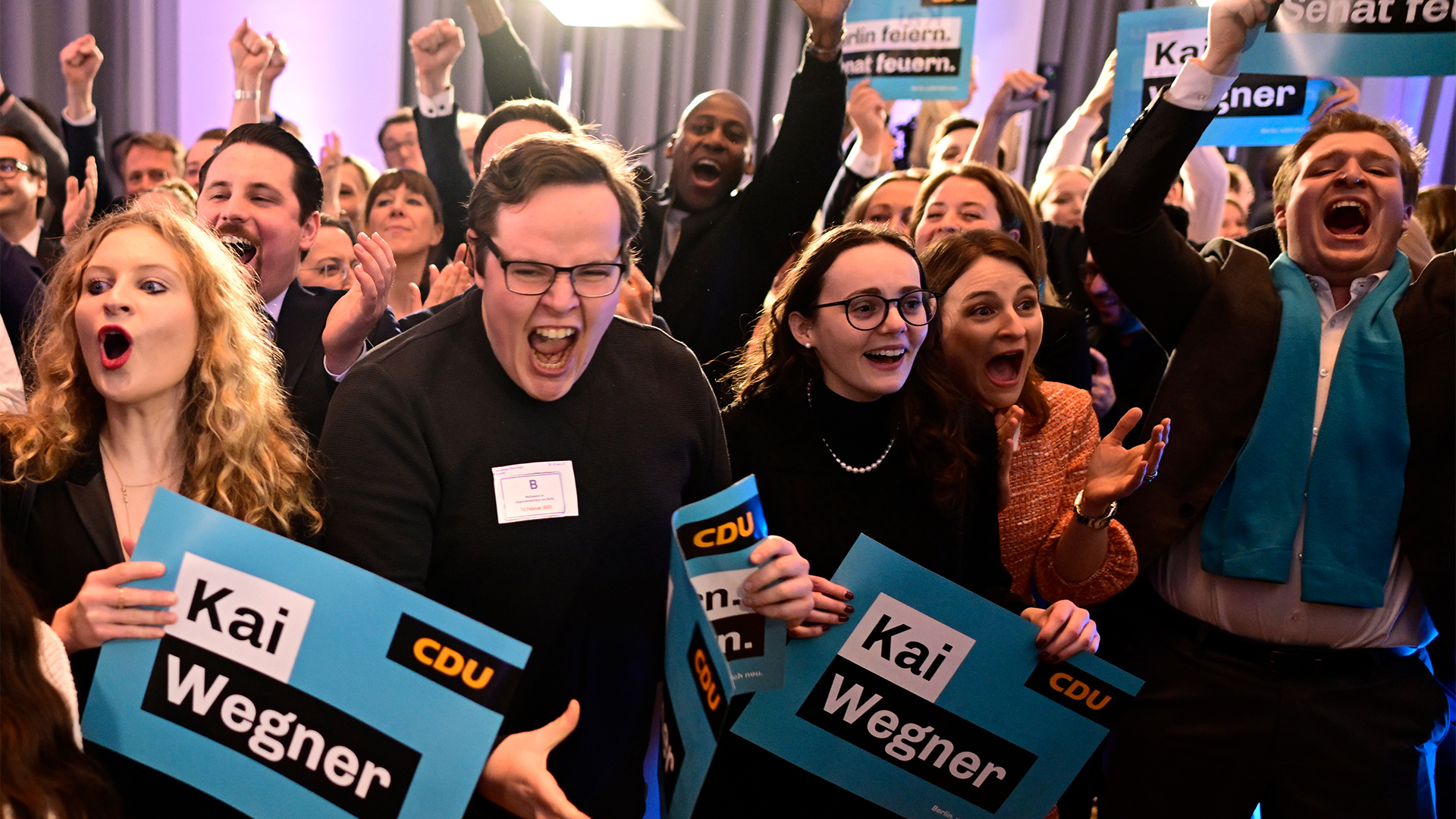 хдс християндемократически съюз местни избори берлин