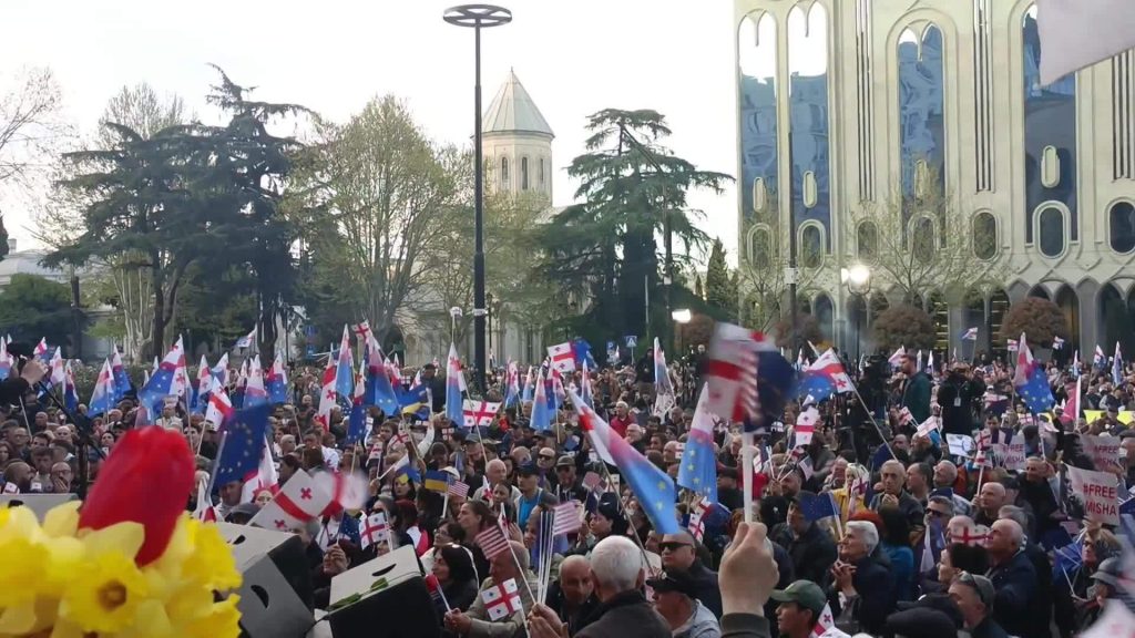 протест тбилиси грузия