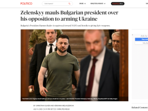 зеленски политико