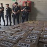 испанската полиция кокаин