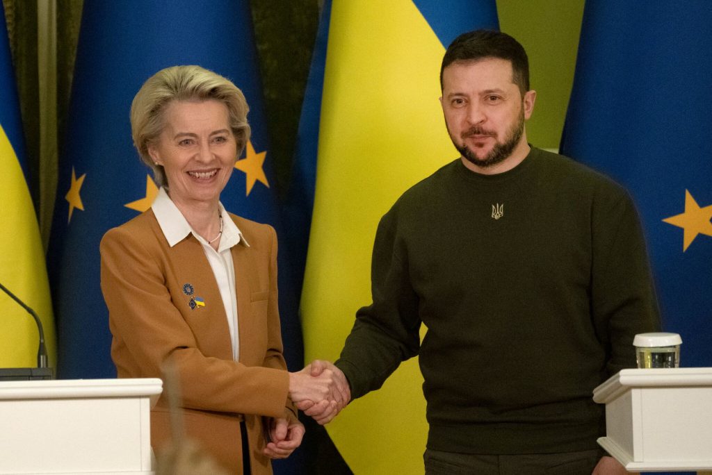Урсула фон дер Лайен Володимир Зеленски