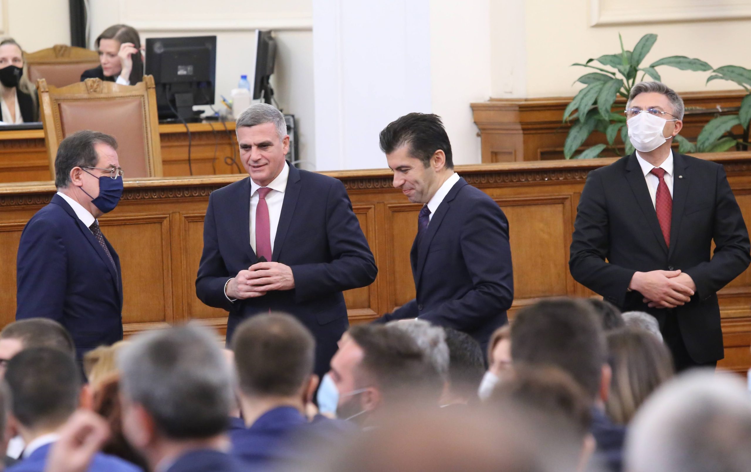 Парламент откриване на 47 - мото народно събрание Стефан Янев Кирил Петков