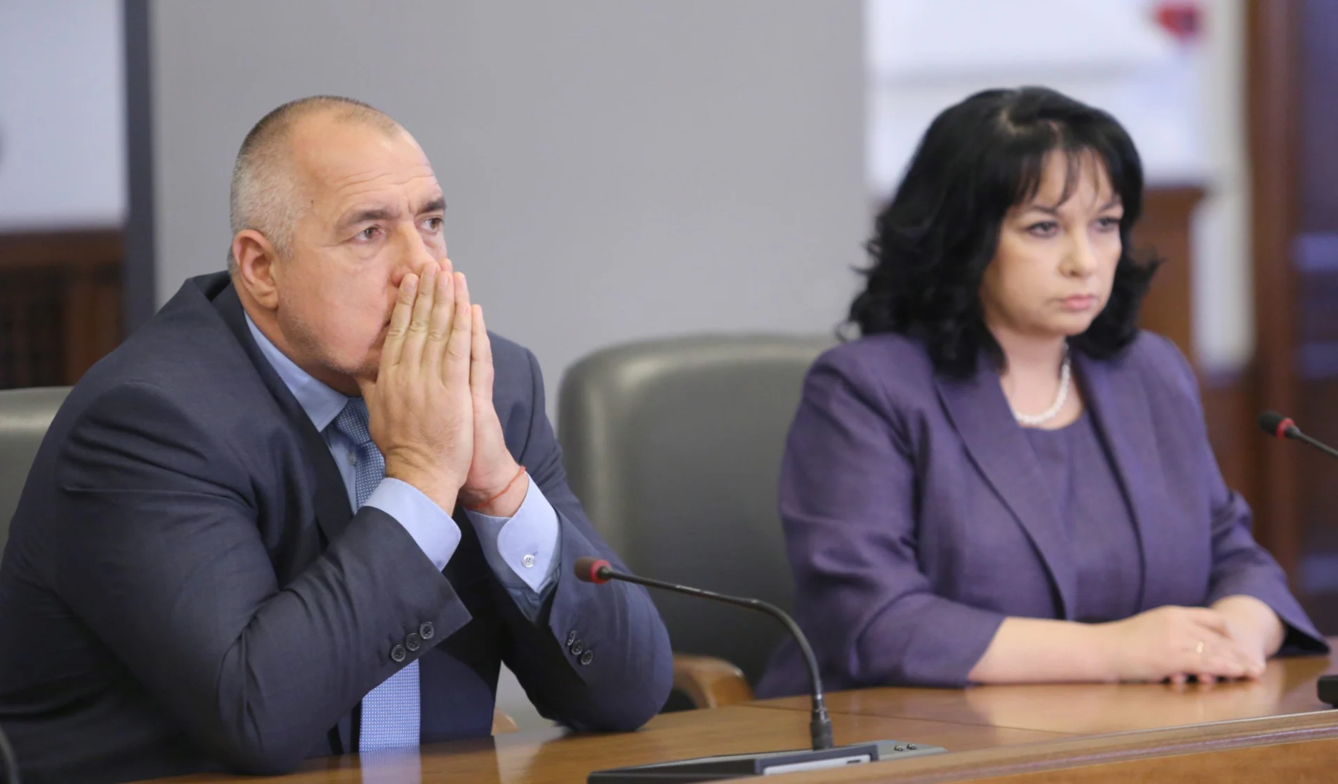 Министерския съвет министърът на енергетиката Теменужка Петкова и Айлин Уилкинсън