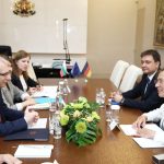Николай Денков и посланика на Германия Ирене Планк