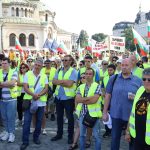Протест нас строителния бранш пътища строители