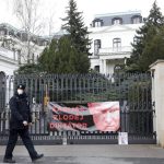 руско русия посолство прага чехия (АП)