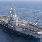 френски военен боен кораб военноморски флот самолетоносач Жорж Клемансо
