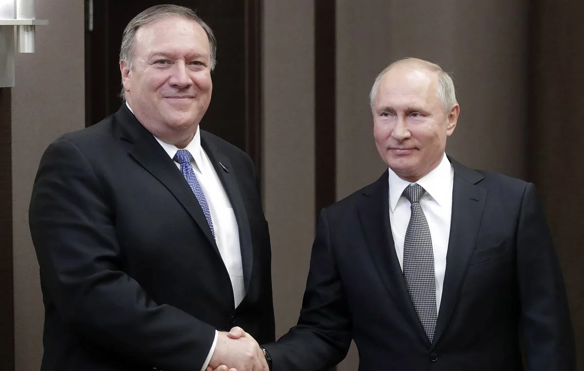 владимир путин майк помпео
