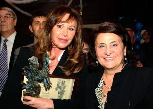 Награди Банкер на годината 2011 приз  Мая Георгиева - ПИБ БанкВиолина Маринова - Банка ДСК