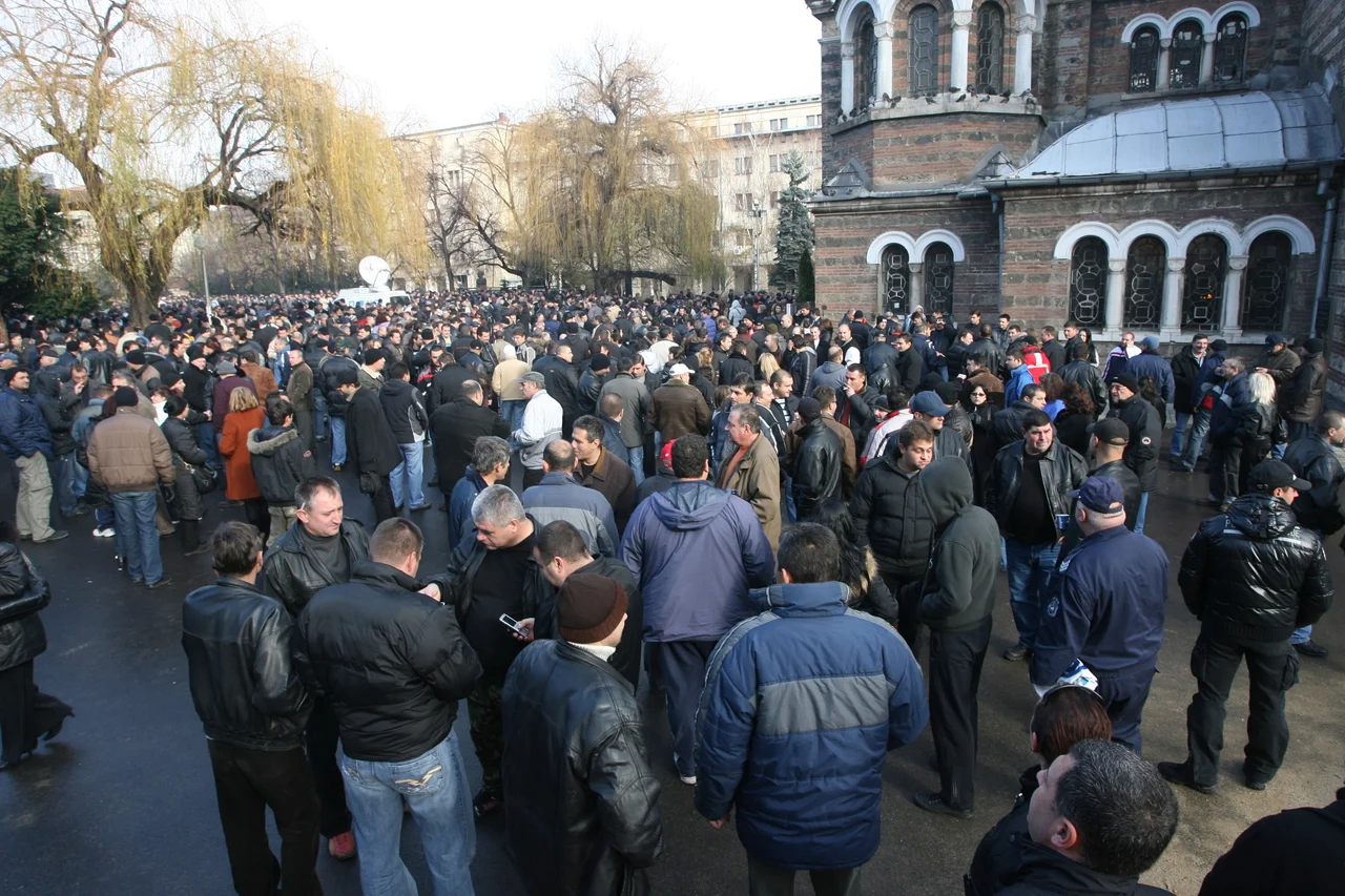 Протест на полицаи