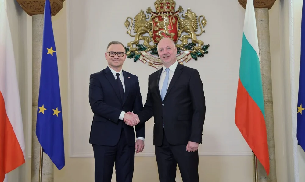 Премиерът Росен Желязков се срещна с полския президент Анджей Дуда
