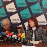 Пресконференция на ЦИК Цветозар Томов Росица Матева