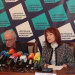 Пресконференция на ЦИК Цветозар Томов Росица Матева