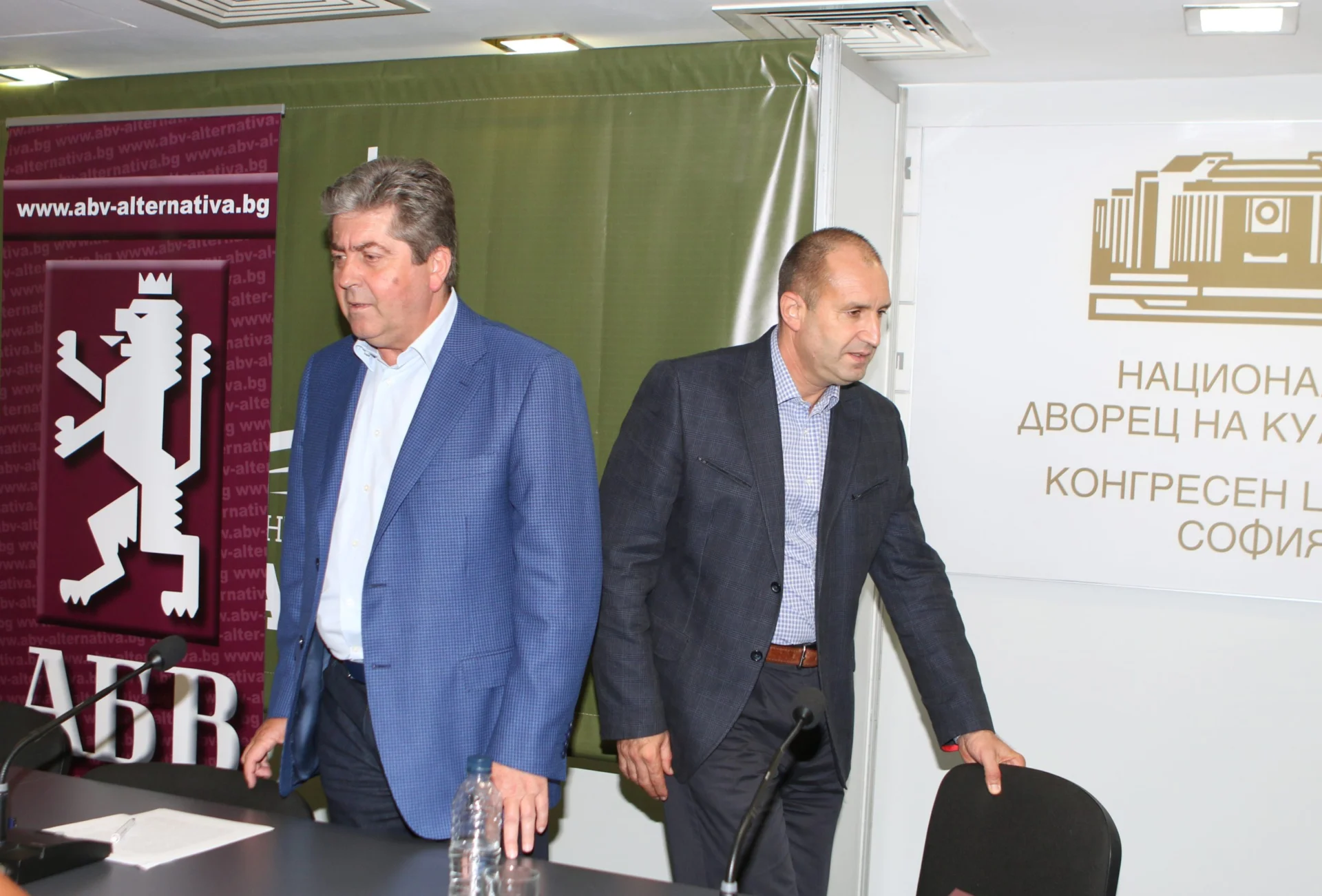 Прессконференция АБВ Румен Радев Георги Първанов