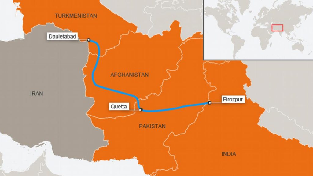 Туркменистан ускорява строителството на газопровод към Индия 2 газопровод ТАПИ туркменистан афганистан пакистан индия (Дойче веле)