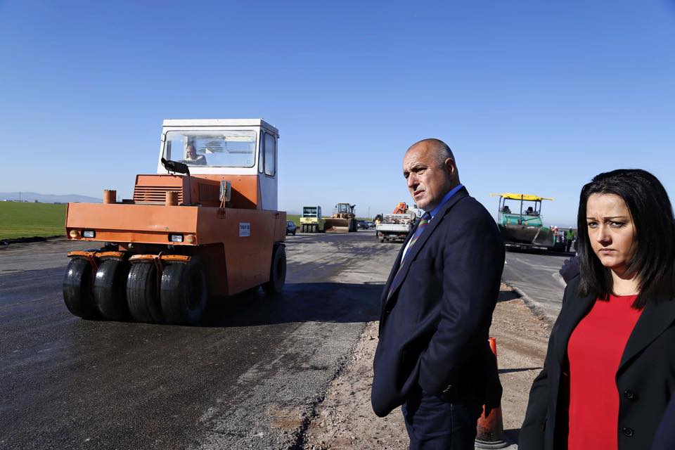 Бойко Борисов Лиляна Павлова Северна скоростна тангента строителство път