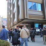 Протест пред сградата на Булгартабак