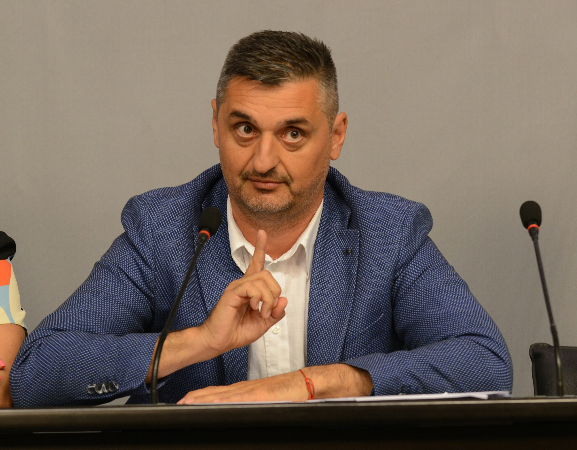 Пресконференция на БСП Кирил Добрев