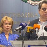 Кметът на Габрово Таня Христова и министърът на финансите Асен Василев.