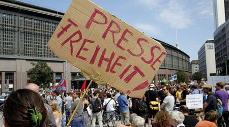 протест германия