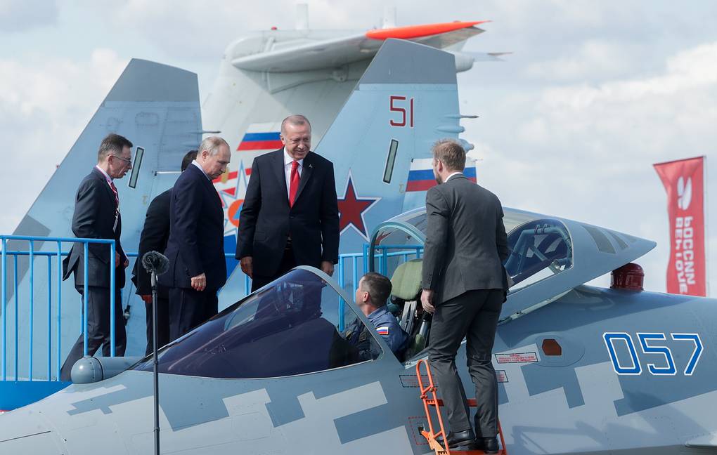 ердоган путин су-57