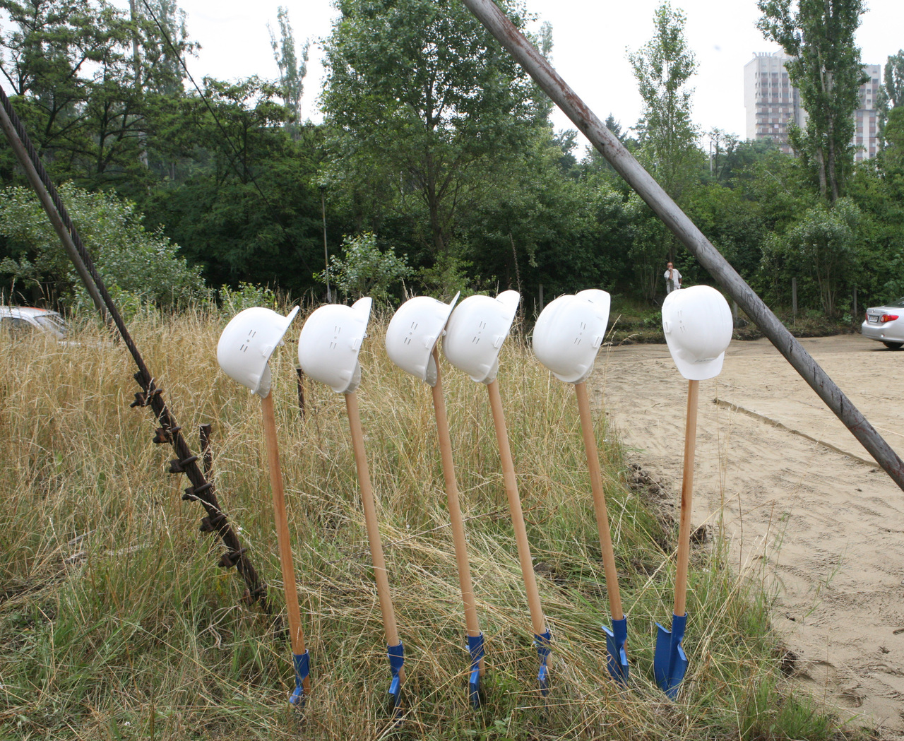 Първа копка на нова спортна зала на 4 - ти километър