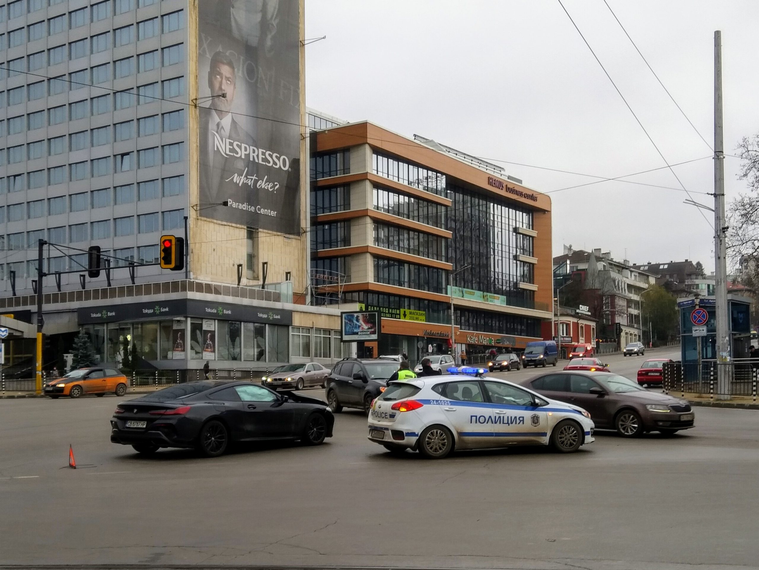 Катастрофа бул. Черни връх Свети Наум