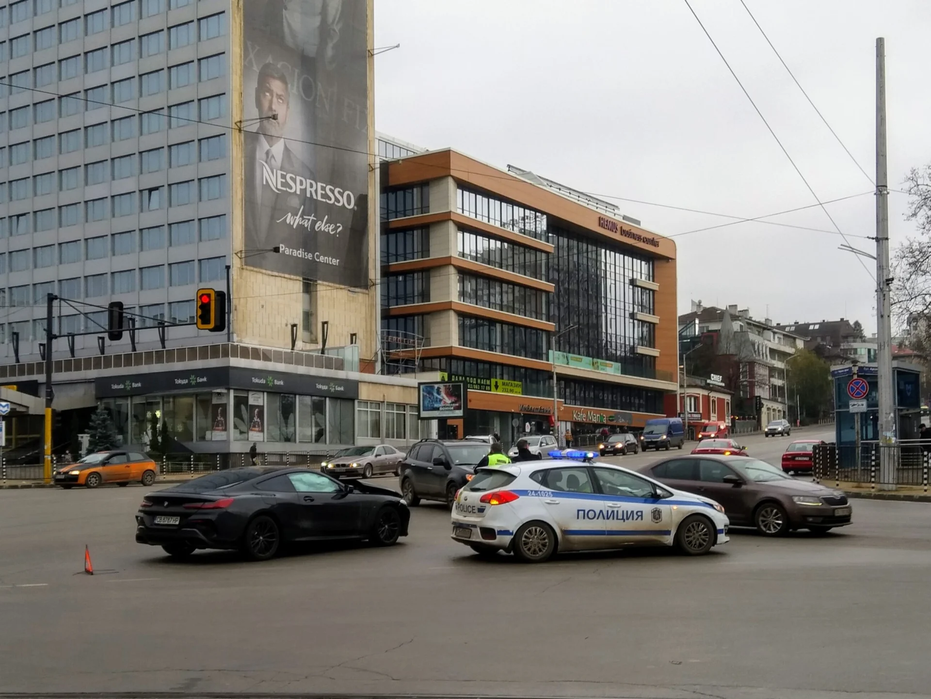 Катастрофа бул. Черни връх Свети Наум