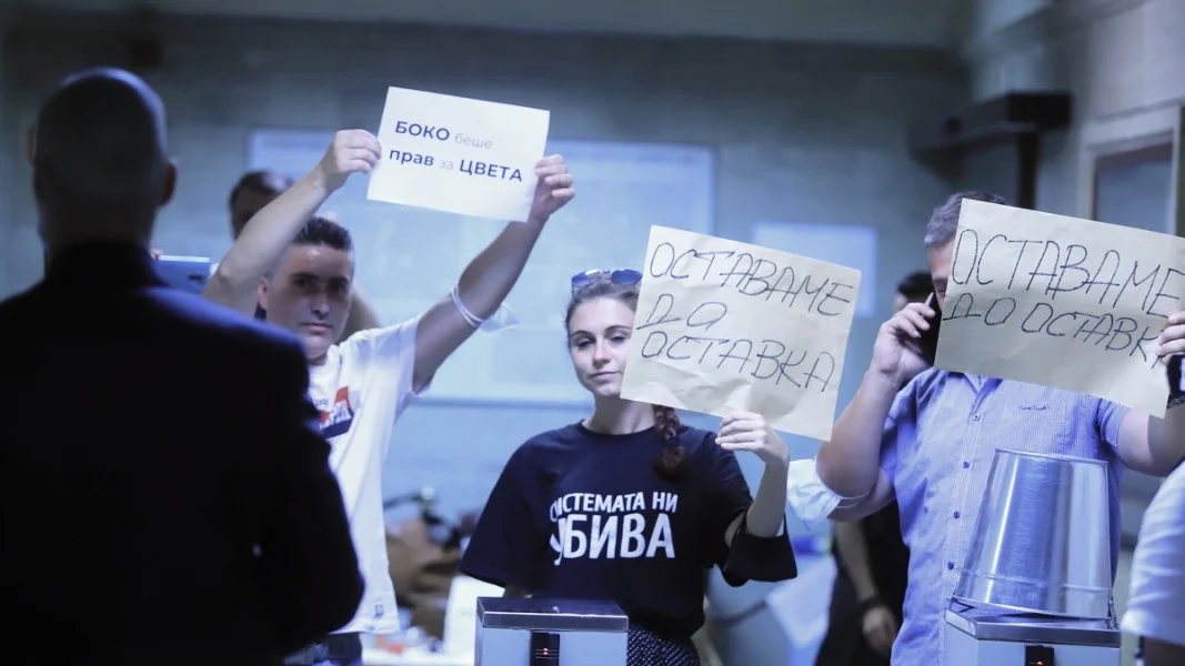 Майки от Системата ни убива протест партиен дом народно събрание