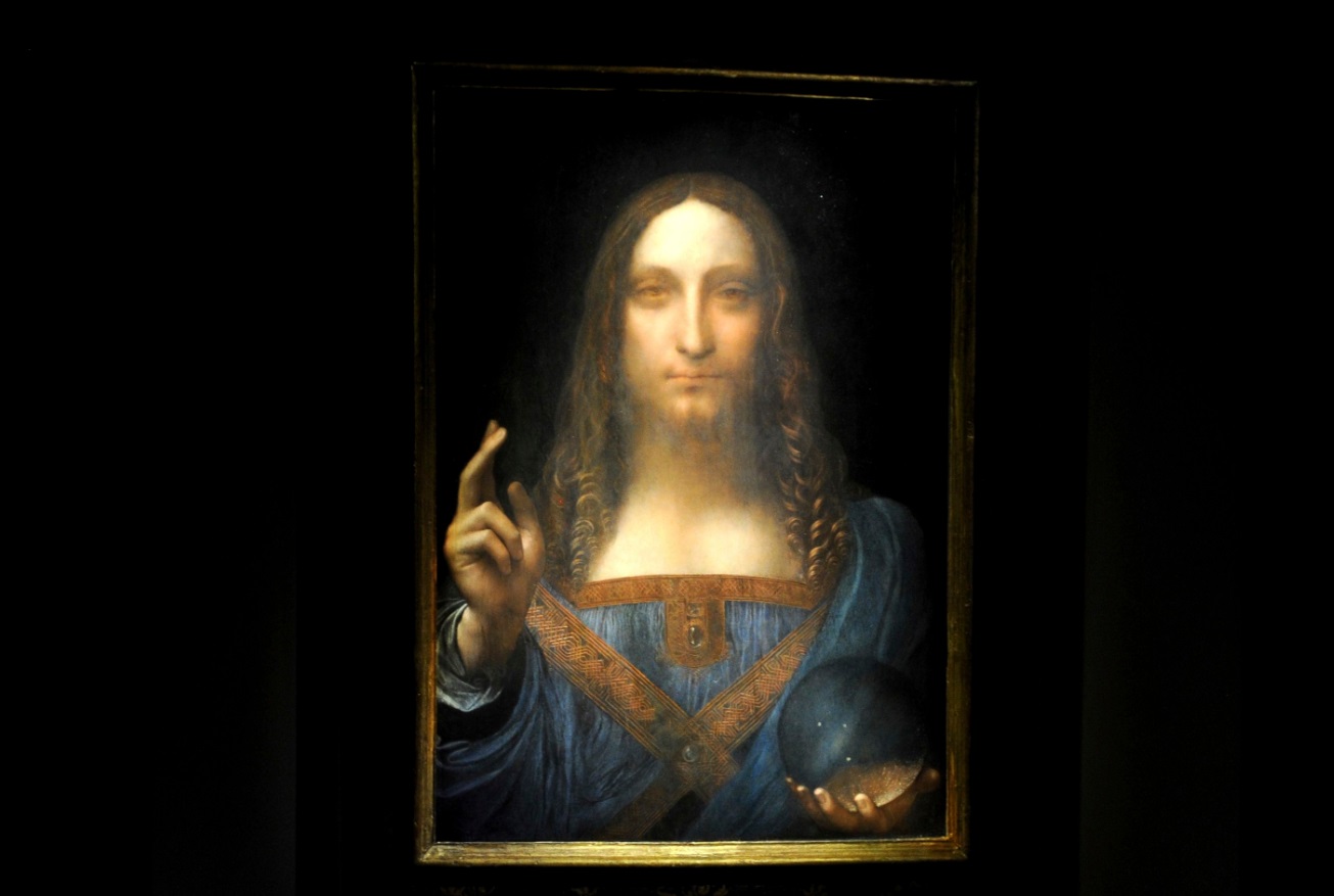 1. salvator mundi na leonardo da vinchi