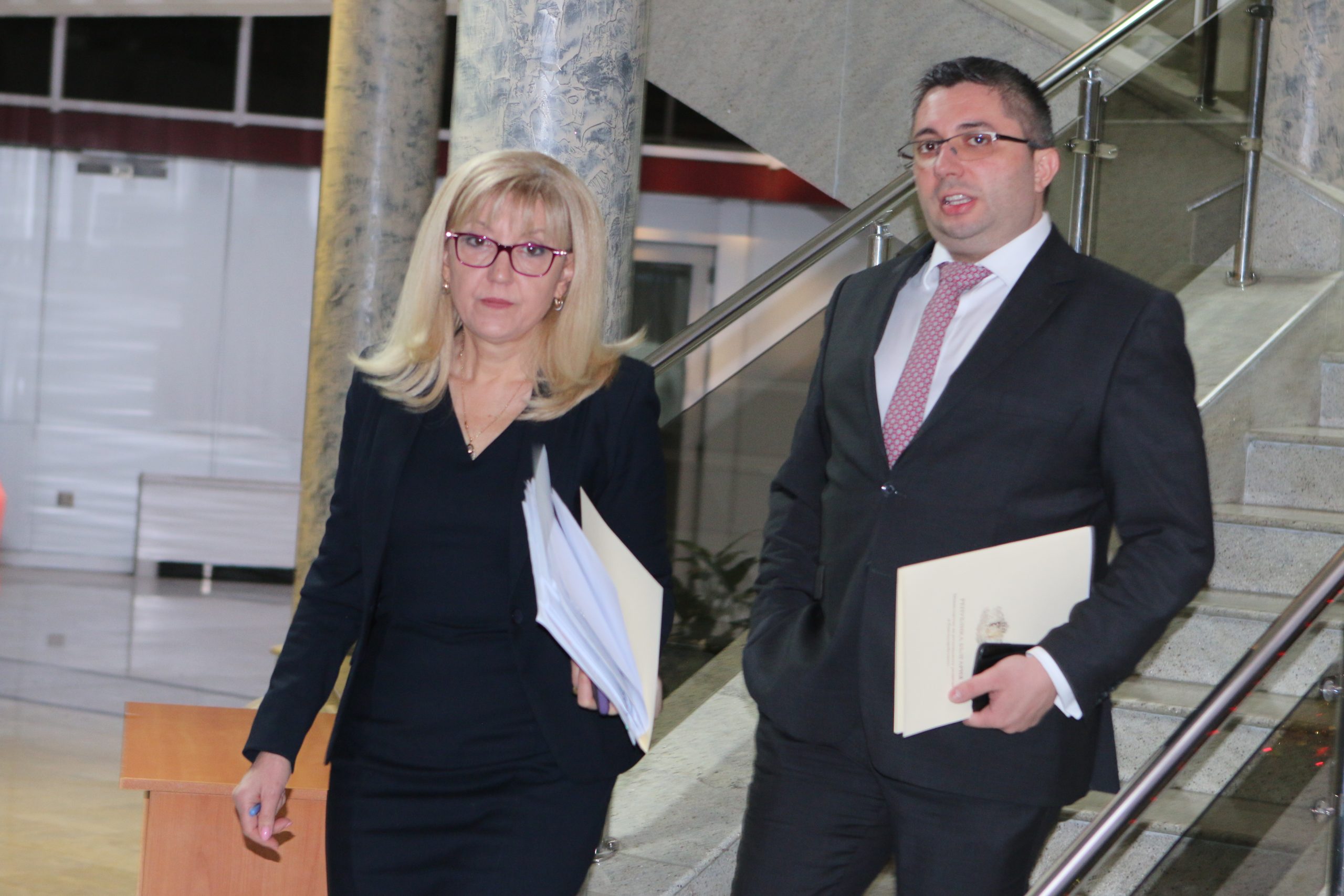 МРРБ пресконференция за нивото на язовирите Петя Аврамова Николай Нанков