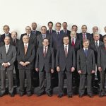 Част от членовете на Управителния съвет на Европейската централна банка