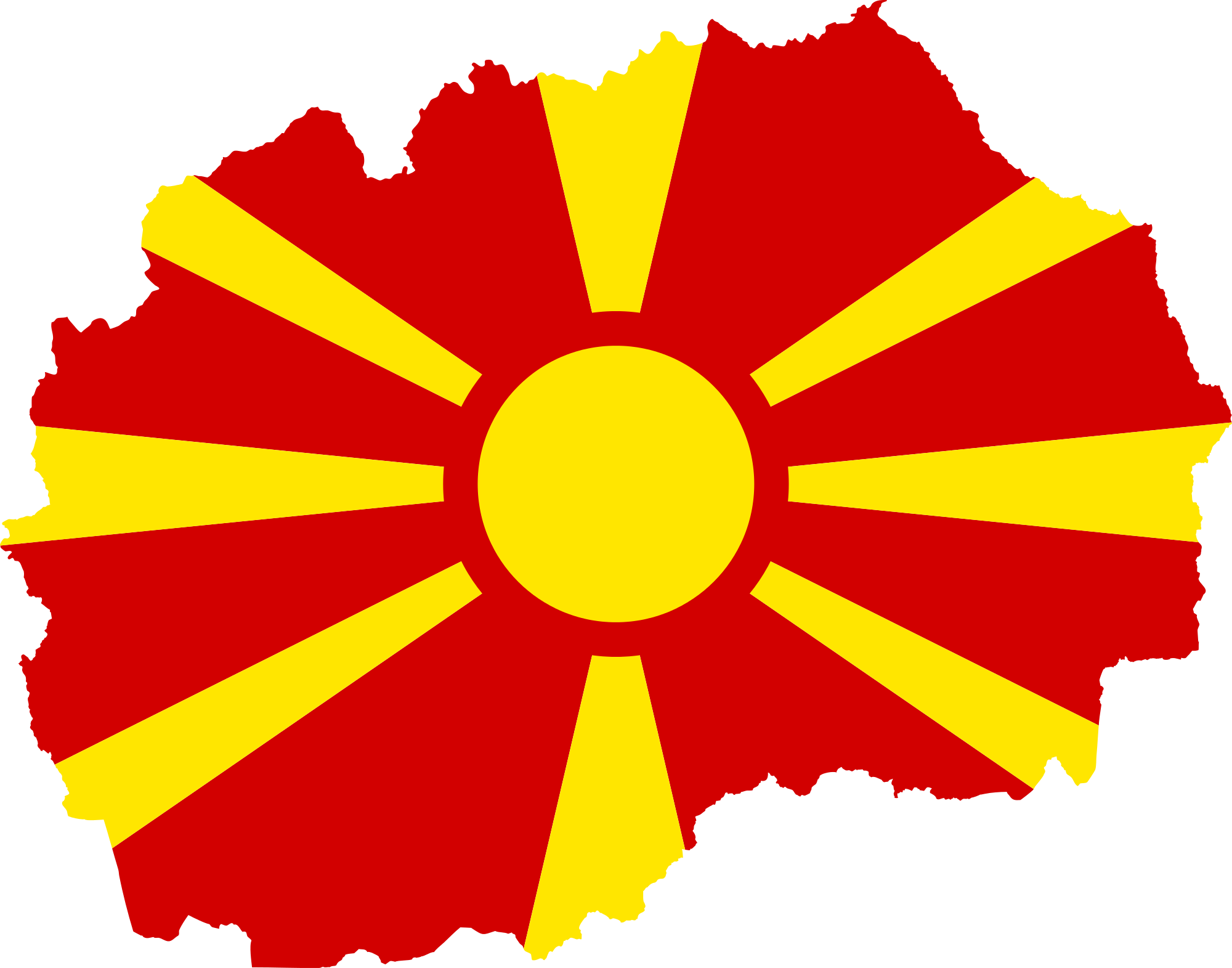 македония знаме карта