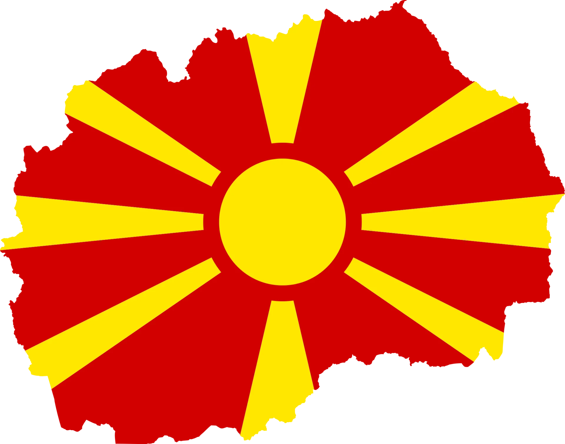 македония знаме карта