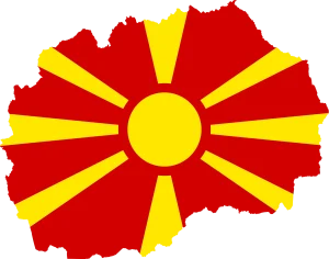македония знаме карта