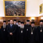 Президентът Радев се срещна със Светия Синод на Българската православна църква.