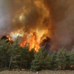 гърция пожари