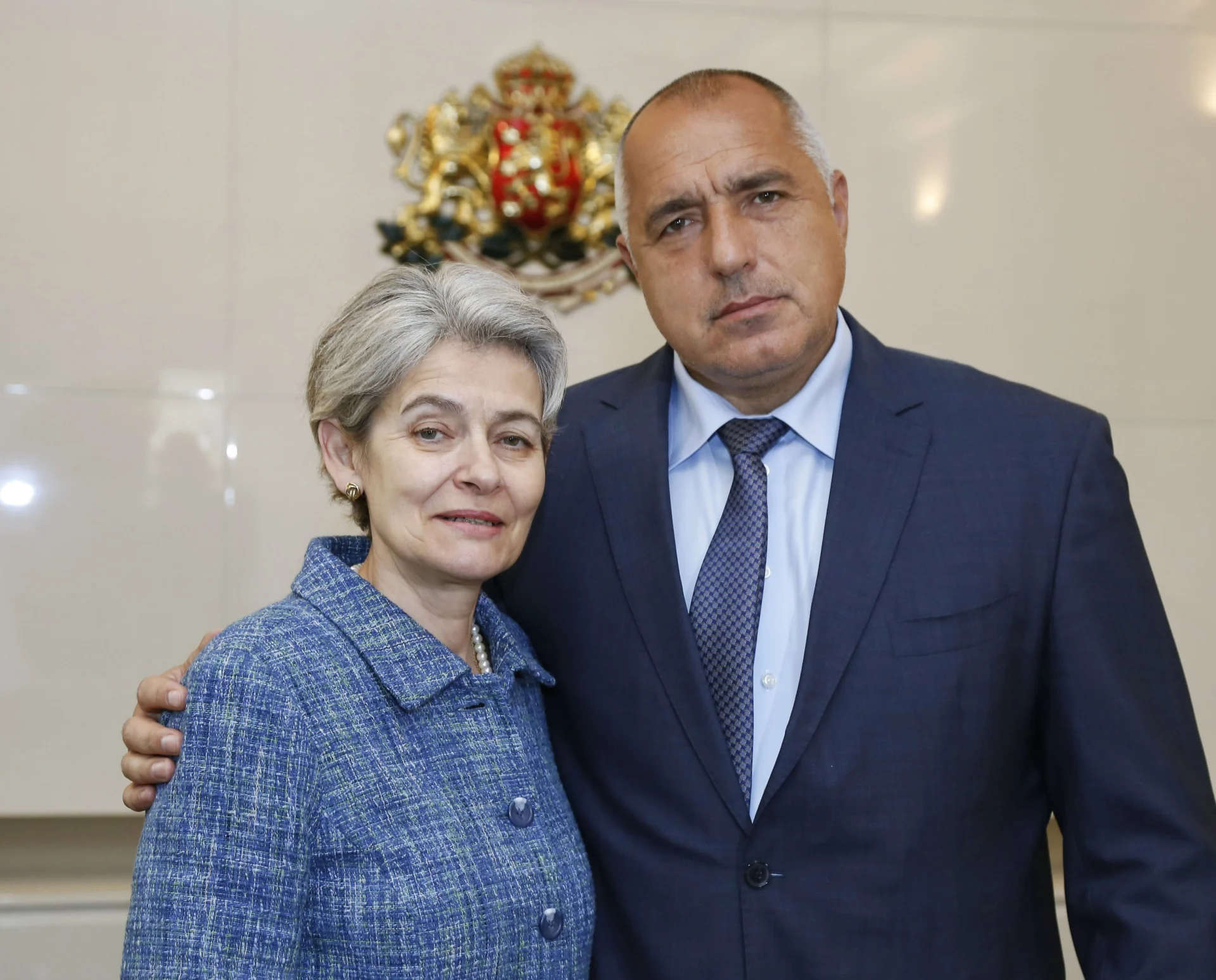 Ирина Бокова и Бойко Борисов