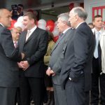 Откриване  на нова сграда на ЛукойлБойко Боирсов - кмет на СофияВалентин Златев - ЛукойлВагит Алекперов -  Президент на ОАО ЛУКОЙЛАнатолий Потапов - посланик на Русия