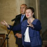 Бойко Борисов - министър -председетел Кристалина Георгиева
