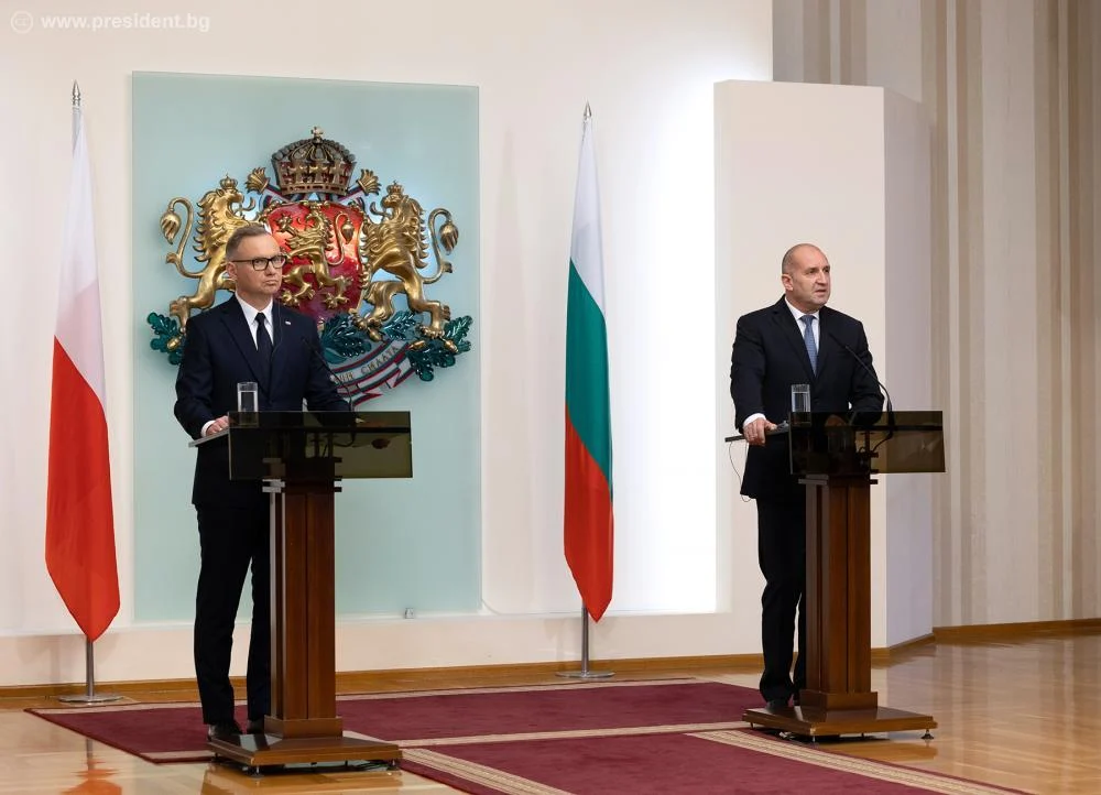 Румен Радев и Анджей Дуда: Подобряването на свързаността в Източна Европа е от ключово значение за икономическия и инвестиционен облик на региона