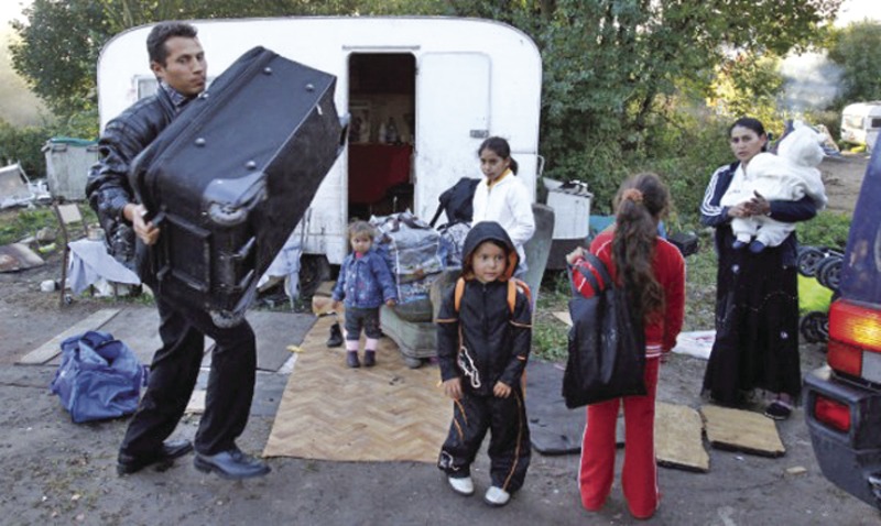 Пред очите на жителите на квартал “Арвол” в Осло изникна ромски бивак