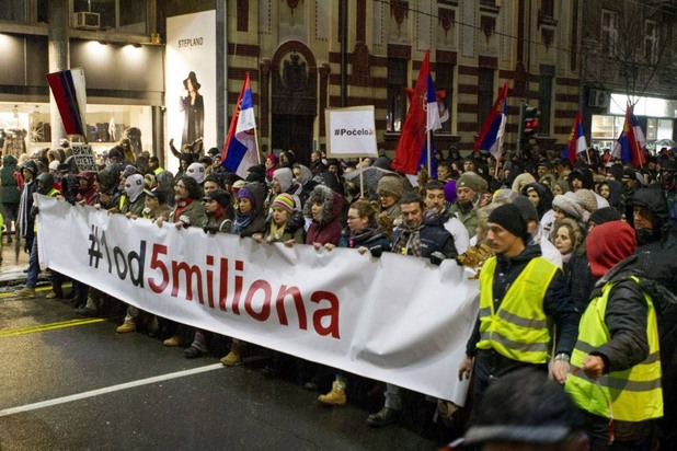 сърбия протести