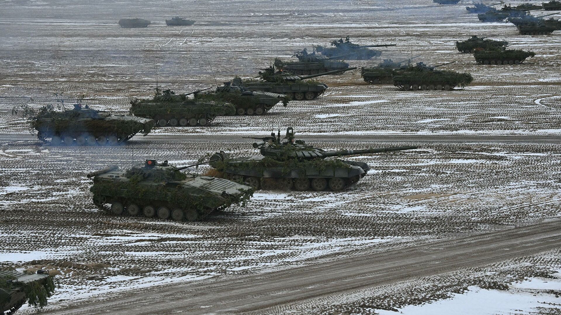 русия руски танкове военни сили военно учение маневри съюзна решимост беларус