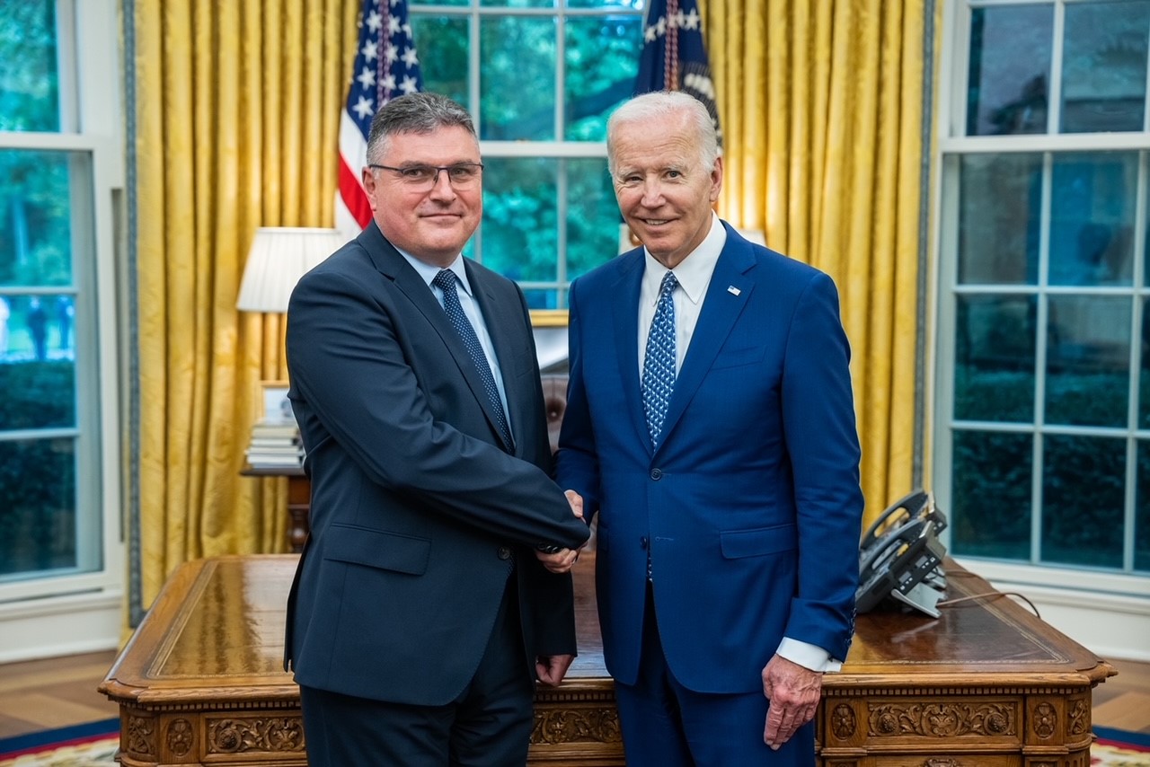 Президентът Джо Байдън приветства новоназначения посланик на България в САЩ Георги Панайотов