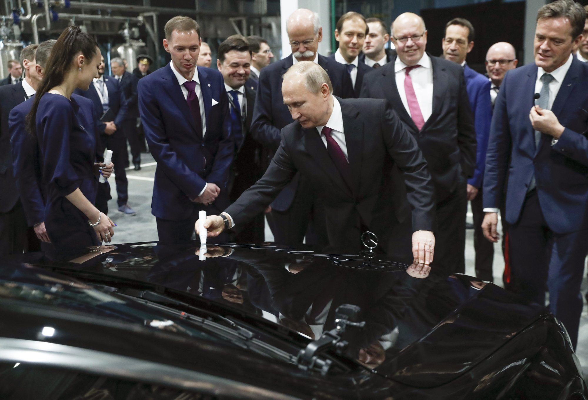 владимир путин петер алтмайер завод мерцедес