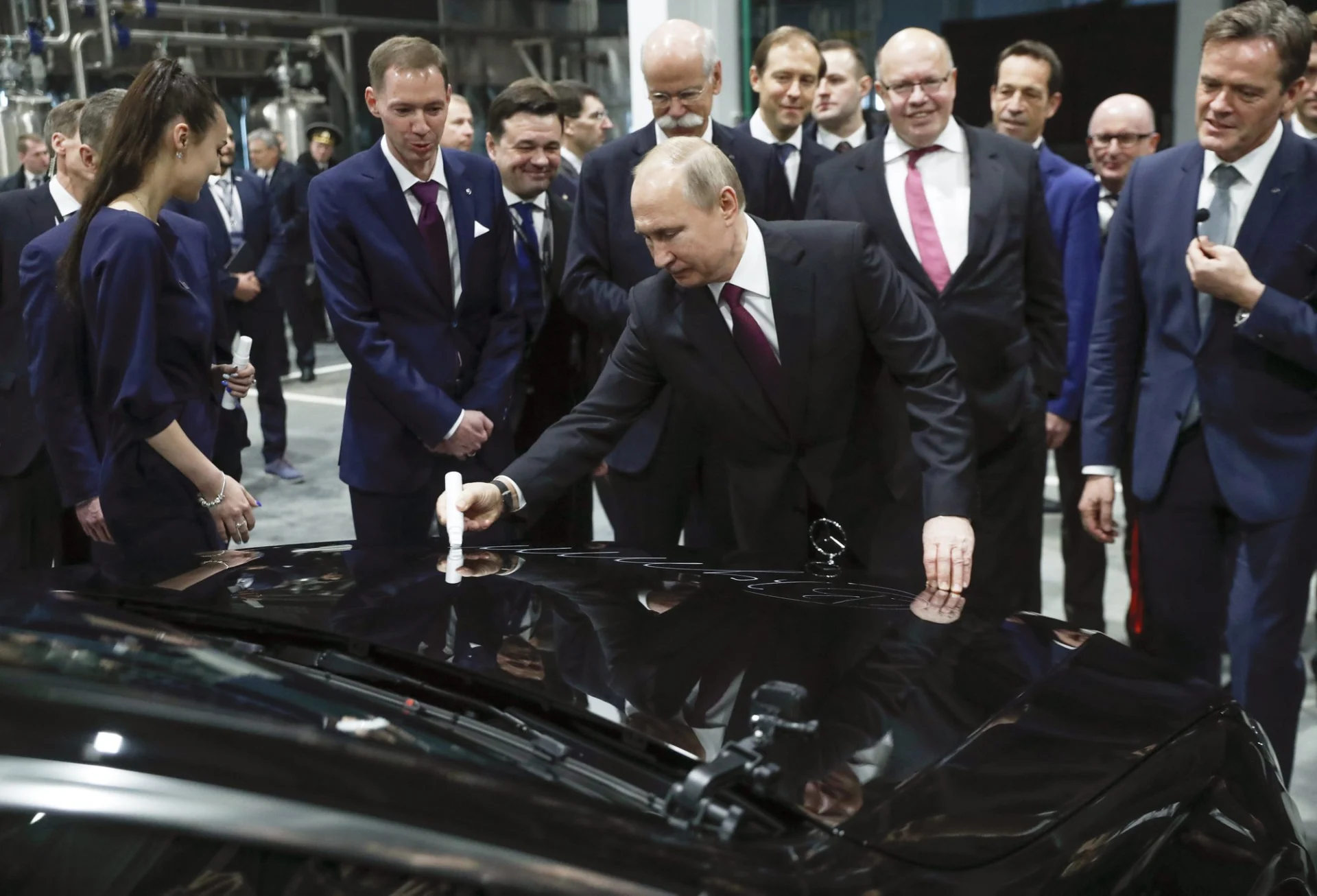 владимир путин петер алтмайер завод мерцедес